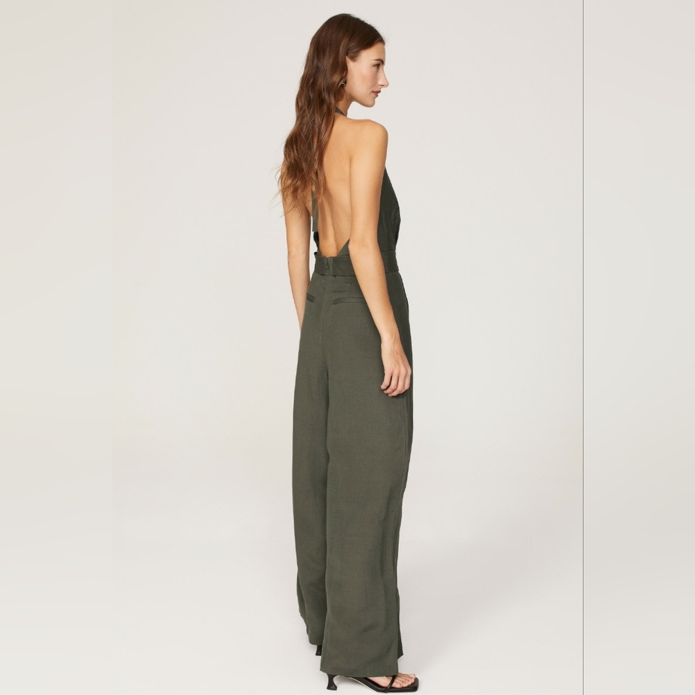 ADAM LIPPES | $410 Sage Halter Jumpsuit - Picture 3 of 6